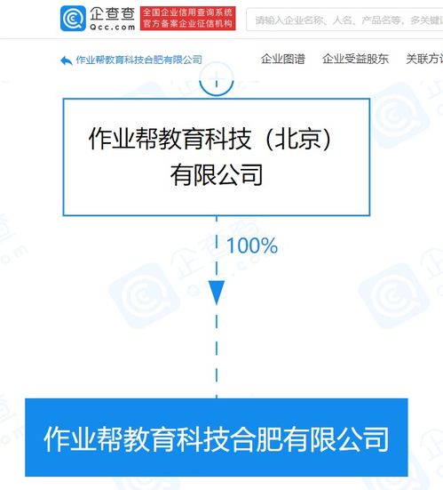作业帮教育科技合肥成立 布局教育软件开发新蓝图